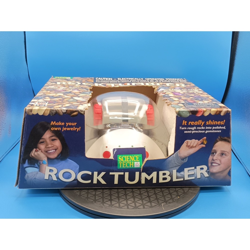 Science Tech Rock Tumbler Model 36793 Educational Geology Toy Ages 10+ NIB